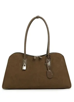 Stella McCartney Stella Ryder Open Tote Koyu Kahverengi Kadın Çanta