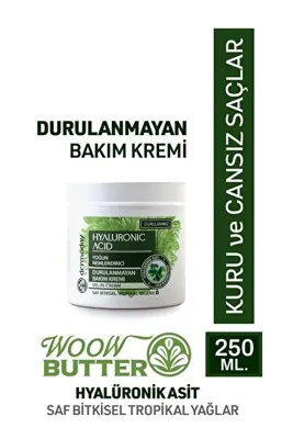 Dermoday WooW Butter Hyalüronik Asit Durulanmayan Saç Bakım Kremi 250ml Kuru ve Cansız Saçlar