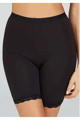 Kom Yüksek Bel Koton Modal Kadın Boxer Şort Basic Long Külot Yeni Sezon (1 Adet Ekonomik)
