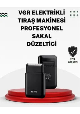 Etorva Store VGR Tıraş Makinesi Çok Renkli 600mAh Taşınabilir Profesyonel Sakal Düzeltici V390