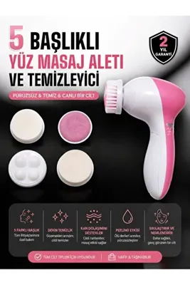 POYTREND 5 Fonksiyonlu Kablosuz Yüz Temizleme Cihazı ile Derinlemesine Cilt Bakımı - PPPPPP8274-8148
