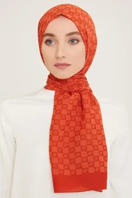 ARMİNE Trend Ultra Light Şal - 18 - Kiremit 24038