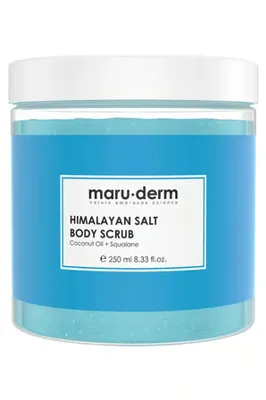 Maruderm Maru.Derm Body Scrub | Himalaya Tuzu Vücut Peelingi | Squalane + Hindistan Cevizi Yağı 250 ML