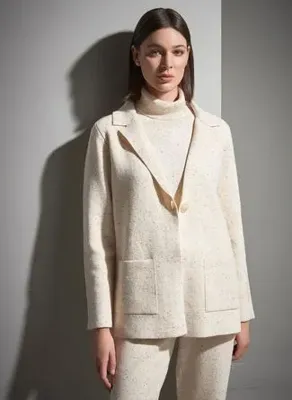 Join Us Ekru Kadın Normal Kalıp Blazer 2526W001