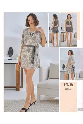 Sevim 14519 3 LÜ ŞORT TAKIM