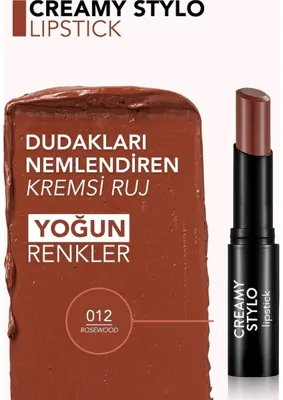 Str Store Creamy Stylo Yüksek Pigmentli & Yarı Parlak Bitişli Kremsi Ruj