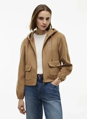 Tommy Hilfiger Kahverengi Kadın Ceket WW0WW51532GWA