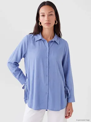 LCW EVERYDAY Oversize Modal Karışımlı Kadın Gömlek Tunik