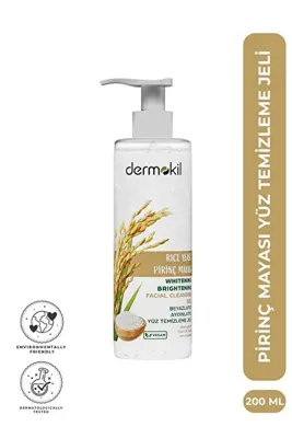 Dermokil Pirinç Mayası Yüz Temizleme Jeli 200 ml
