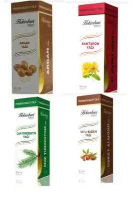 hekimhan Argan Yağı 50 ml Çam Terebentin 50 ml Kantaron 50 ml Ve Tatlı Badem 50 ml