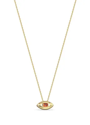 Orena Jewelry Ruby Eye Taşlı 14 Ayar Altın Kadın Kolye