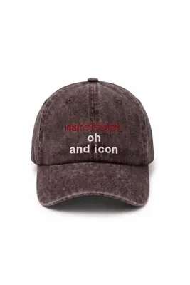 Tresore "Narcissist. oh and icon" Nakışlı Yıkamalı Şapka / "Narsist. ve ikon" Washed Cap Baseball Kep