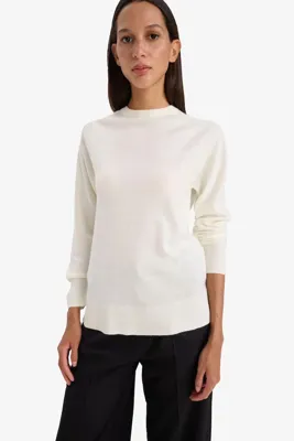 DeFacto Ultra Yumuşak Relaxed Fit Basıc Kazak