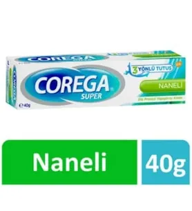 Corega Süper Protez Yapıştırıcı Naneli Krem 40 gr