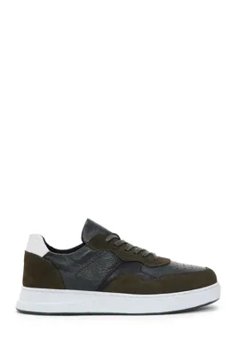 Alohas Kahverengi Fisto Biyeli Kadın Deri Sneaker