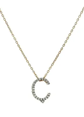 Gilda By Gradiva Initials Pırlantalı Altın Kolye