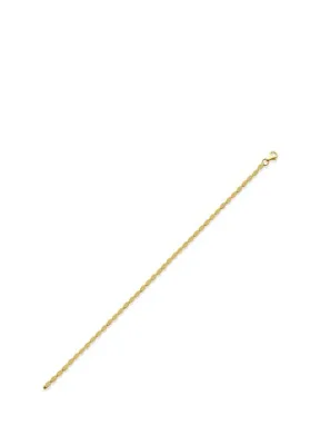 Safir Mücevher Simple 14 Ayar Altın Oval Kadın Bileklik