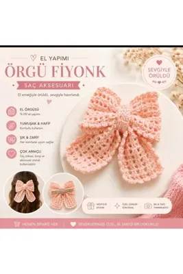 Genel Markalar Zeynep Beautly Handmade EL YAPIMI ÖRGÜ FİYONK TOKA