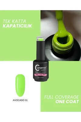 CURPERYO COSMETİC Curperyo 15 ml Kalıcı Oje Avacado 01