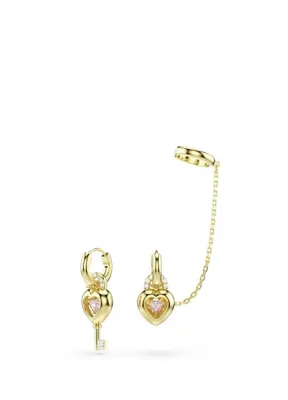 Swarovski Idyllia Pembe Altın Rengi Kaplama Kadın Küpe