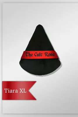 The Cult Rosa Tiara Xl Üçgen Kadife Puf - Toz Ürün Uygulama Aparatı