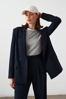 urban focus Kruvaze Oversize Ceket
