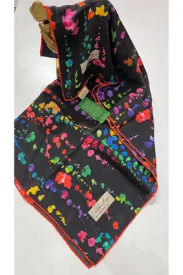 LA BOUTIQUE Bambu İpek Pamuk Yaz Güz Serinliği Eşarp