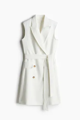 H&M Keten Karışımlı Blazer Elbise