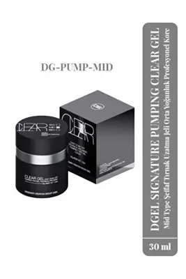 Gelista DGel Pumping Clear Gel MID Type Şeffaf Tırnak Uzatma Jeli