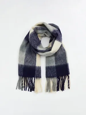 LCW ACCESSORIES Saçaklı Ekose Desenli Kadın Atkı