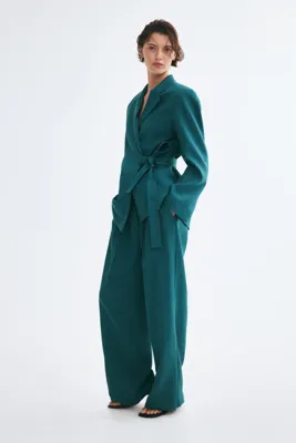 H&M Düz Paçalı Şık Pantolon