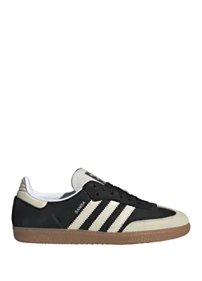 adidas Samba OG Siyah Krem Kadın Deri Sneaker