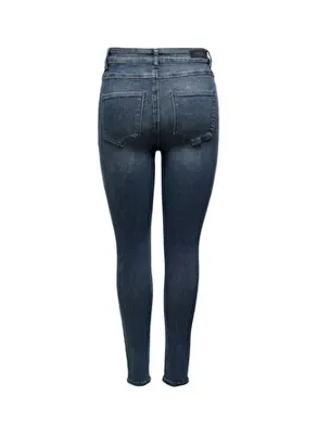 ONLY Yüksek Bel Dar Paça Dar Siyah Kadın Denim Pantolon ONLMILA HW SK ANK DNM BJ407 NOOS