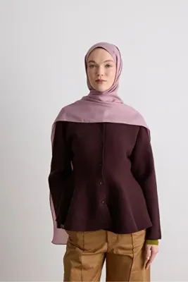 Modakaşmir Petek Desen İpeksi Jakar Şal