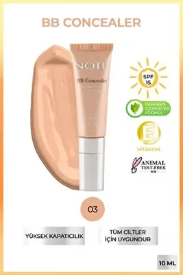 Note Cosmetics Note BB Concealer SPF 15 Göz Altı Kapatıcısı 03