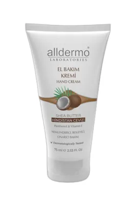 Alldermo EL BAKIM KREMİ 75 ML SHEA BUTTER - HİNDİSTAN CEVİZİ