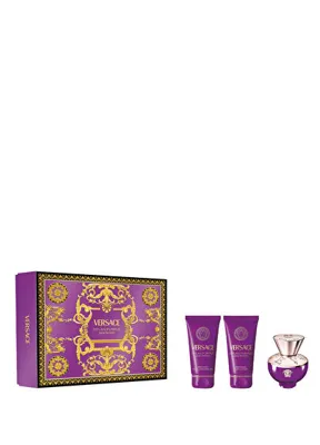 Versace Dylan Purple EDP 50 ml Parfüm + Duş Jeli 50 ml + Vücut Losyonu 50 ml Kadın Parfüm Seti