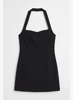 BSL Halter Mini Elbise
