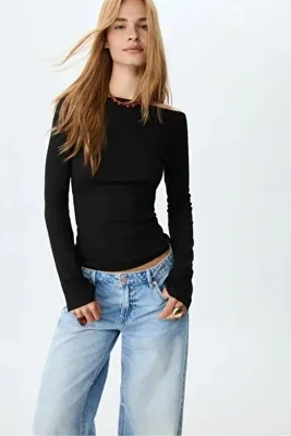 World Fashion Trends Çan Kollu Basic Bluz WFT9126
