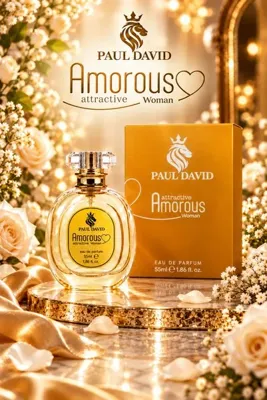 Paul David Amorous Attractive Oryantal Vanilya Kadın Parfüm EDP Uzun Süre Kalıcı 55 ml