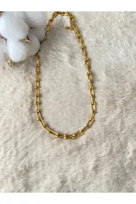 miral Kararmaz Paslanmaz Tifany Çelik Kolye