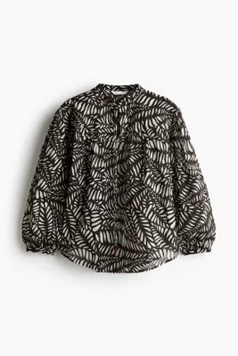 H&M Pamuklu Oversize Bluz
