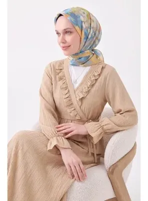 Silk Home Soft Eşarp Flower Sarı