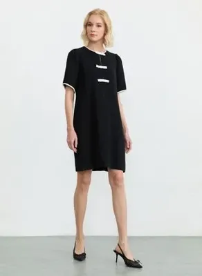 Selen Siyah Kadın Elbise 26YSL7763