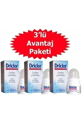 Driclor Roll On 20 Ml 3 Lü Paket