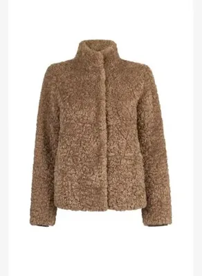 Derimod Lamolina Kadın Bej Kısa Teddy Mont 26WGP5659FF