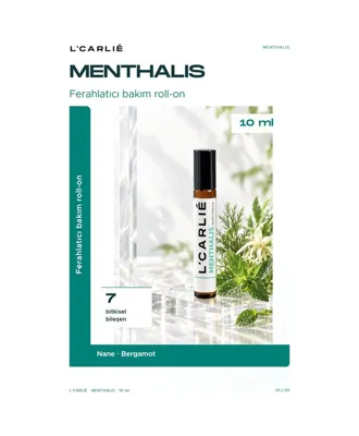 L'CARLIE Menthalis Canlandırıcı Bitki Yağları Roll-on Naneli 10 Ml