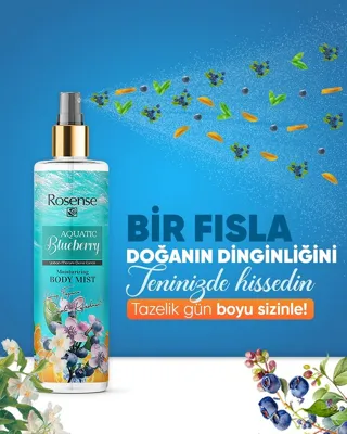 Rosense Body Mist Yaban Mersini Aquatic 200 Ml