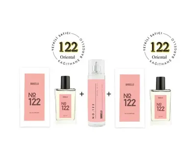 Bargello 122 + 122 100 ML EDP + No:122 Edt Body Mist 210 Ml - Mnmsbmeori122no1 Diğer