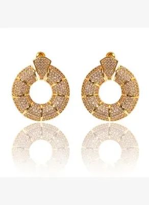Damla Kalender GOLD CIRCLE EARRINGS
